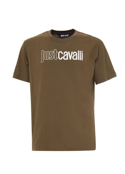 Just Cavalli T-shirt In Brown