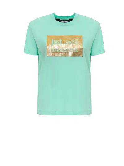 Just Cavalli T-shirt In Green