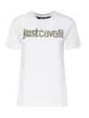 Just Cavalli Woman T-shirt White Size Xs Cotton In White