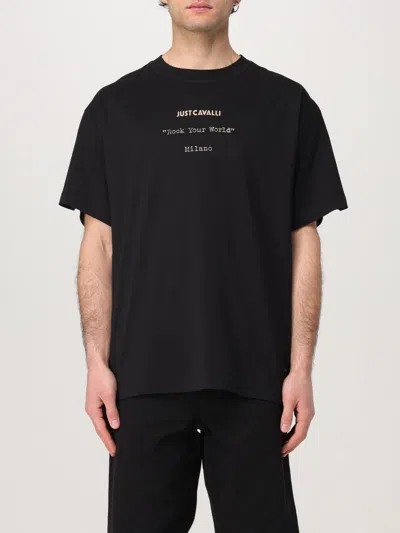 Just Cavalli T-shirt  Men Color Black