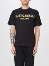Just Cavalli Logo-print T-shirt In Black