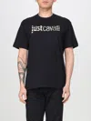 Just Cavalli Short Sleeve T-shirt In Black