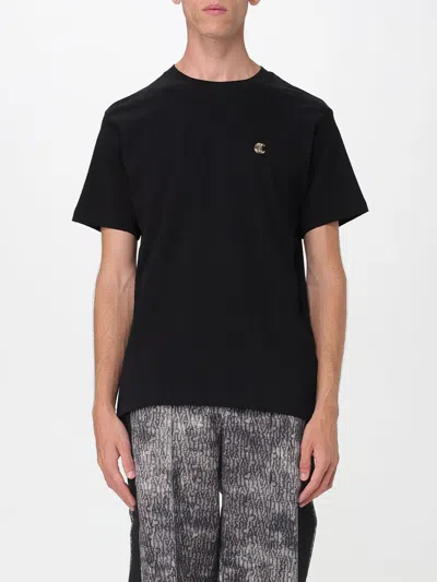 JUST CAVALLI T-SHIRT JUST CAVALLI MEN COLOR BLACK,H36680002