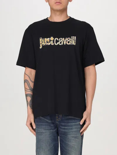 Just Cavalli T-shirt  Men Color Black In Schwarz