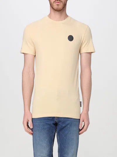 JUST CAVALLI T-SHIRT JUST CAVALLI MEN COLOR BROWN,G77385032