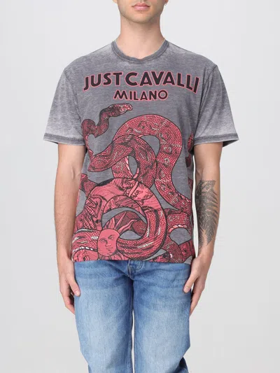Just Cavalli T-shirt  Men Color Grey In Gray