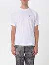 Just Cavalli Man T-shirt White Size 3xl Cotton In White