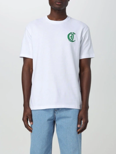 JUST CAVALLI T-SHIRT JUST CAVALLI MEN COLOR WHITE,F37782001