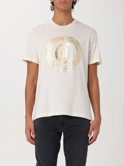 JUST CAVALLI T-SHIRT JUST CAVALLI MEN COLOR WHITE,g02400001