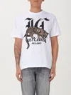 Just Cavalli Leopard-embroidered T-shirt In Weiss