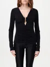 Just Cavalli T-shirt  Woman Color Black In Black