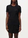 Just Cavalli Bead-logo Detail Jersey T-shirt In Schwarz