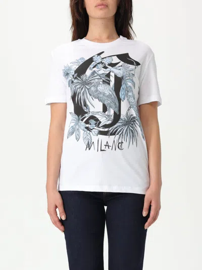 Just Cavalli Cotton T-shirt In White