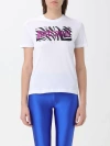 JUST CAVALLI T-SHIRT JUST CAVALLI WOMAN COLOR WHITE,F37773001