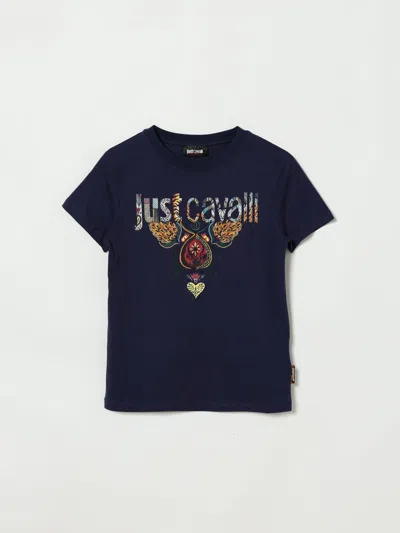 Just Cavalli T-shirt  Kids Color Blue In Black