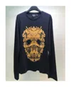 Just Cavalli T-shirt With Round Neck And Long Sleeves In Black