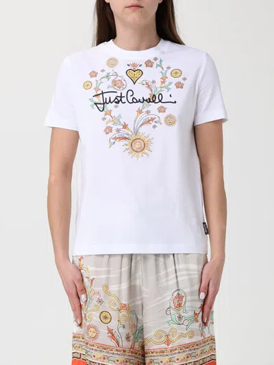 Just Cavalli T-shirt Woman  In White