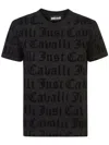 Just Cavalli T-shirts And Polos In Black