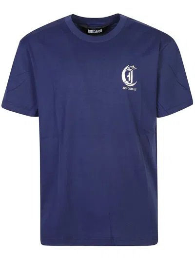 Just Cavalli T-shirts And Polos In Blue