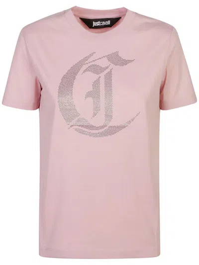 Just Cavalli T-shirts And Polos In Pink