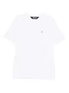 Just Cavalli Logo-detail Cotton T-shirt In White