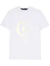 Just Cavalli White Short Sleeves T-shirt In White