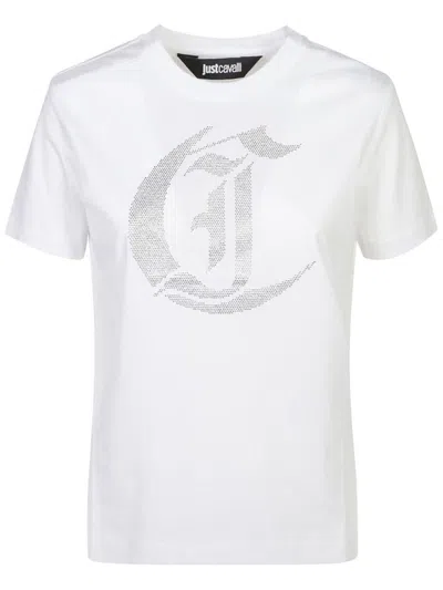 Just Cavalli T-shirts And Polos In White