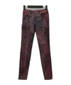 Just Cavalli Textured Denim Trousers In Black