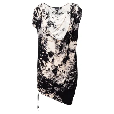 Pre-owned Just Cavalli Tie-dye Dress - '00s In Gray