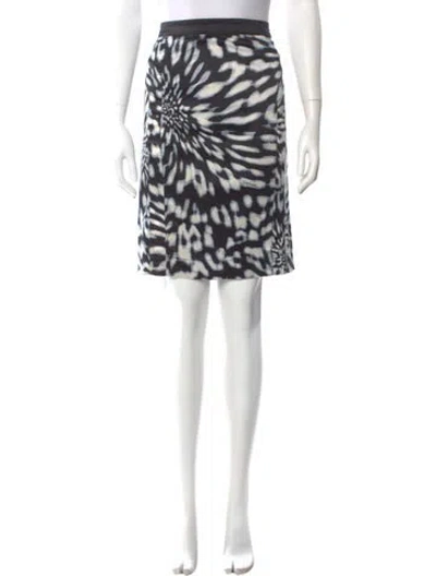 Pre-owned Just Cavalli Tie-dye Print Knee-length Skirt In Multi