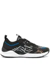 Just Cavalli Tiger-print Running Sneakers In Black