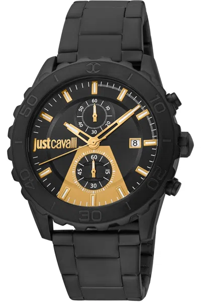 Just Cavalli Time Just Cavalli Mod. Jc1g242m0075 In Black