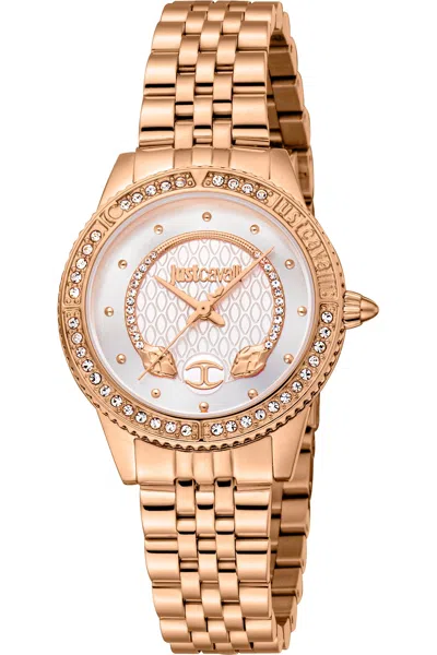 Just Cavalli Time Mod. Neive 2023-24 Collection Gwwt1 In Gold
