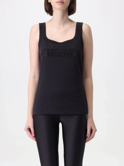 Just Cavalli Top  Woman Color Black In Black