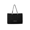 Just Cavalli Tote Bag In Black