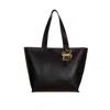 Just Cavalli Tote Bag In Black