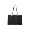 Just Cavalli Tote Bag In Black
