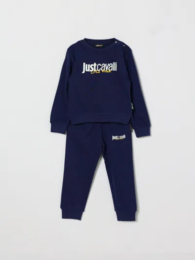 Just Cavalli Tracksuit Kids Color Blue In Multi