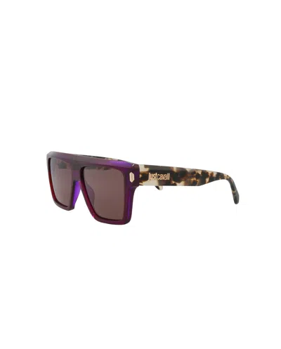 Just Cavalli Unisex 57mm Purple Sunglasses In Multi