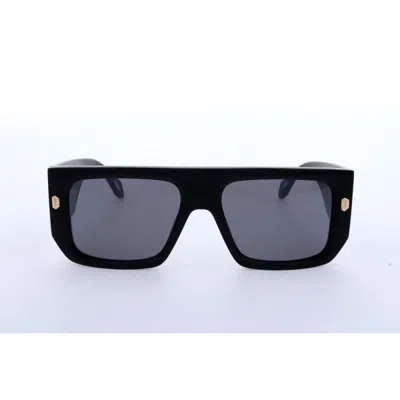 Just Cavalli Unisex Black Square Sunglasses Sjc022k-4
