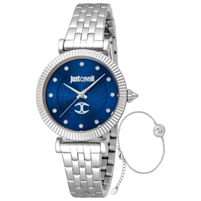 Just Cavalli Unleashed Women's Watch Jc1l266m0015 In Metallic