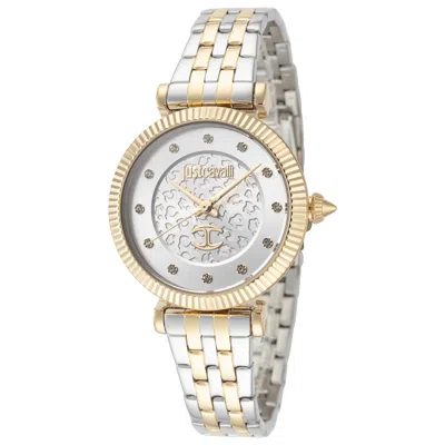 Just Cavalli Unleashed Women's Watch Jc1l266m0055 In Silver