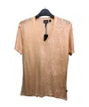 Just Cavalli V-neck Short-sleeved T-shirt In Nude