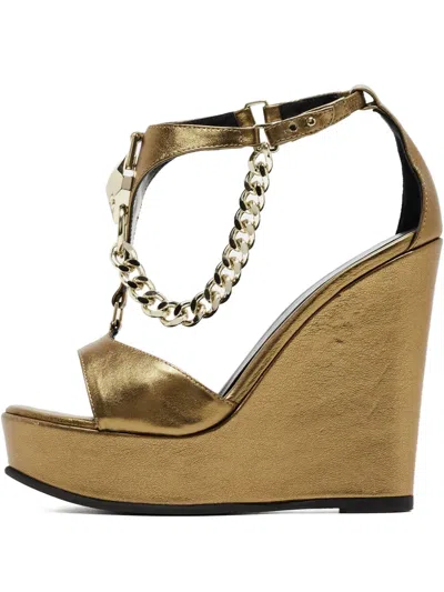 Pre-owned Just Cavalli Vintage 120mm Chain-detail Sandals