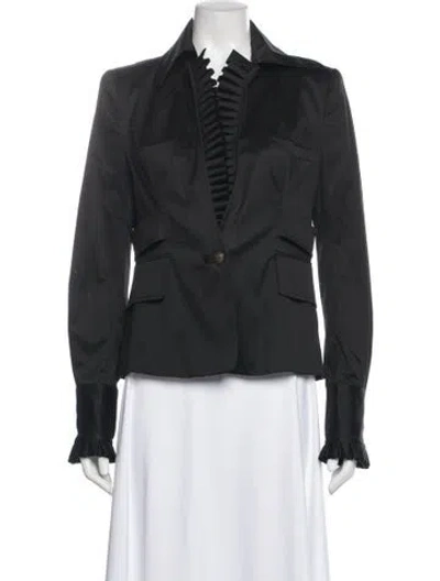 Pre-owned Just Cavalli Vintage 2000's Blazer In Black