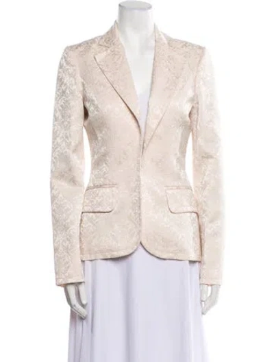 Pre-owned Just Cavalli Vintage 2000's Blazer In Neutral