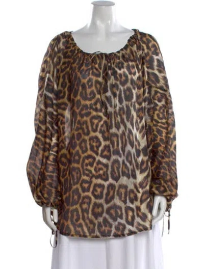 Pre-owned Just Cavalli Vintage 2000's Blouse In Black