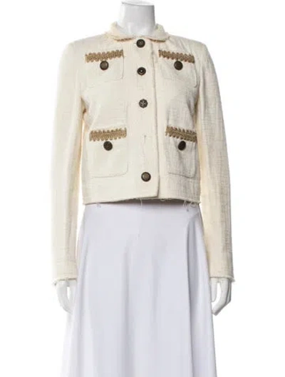 Pre-owned Just Cavalli Vintage 2000's Jacket In Neutrals