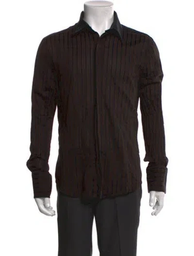 Pre-owned Just Cavalli Vintage 2000's Shirt In Brown