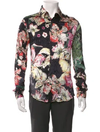 Pre-owned Just Cavalli Vintage 2000's Shirt W/ Tags In Black